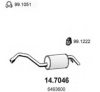 FORD 1076533 End Silencer